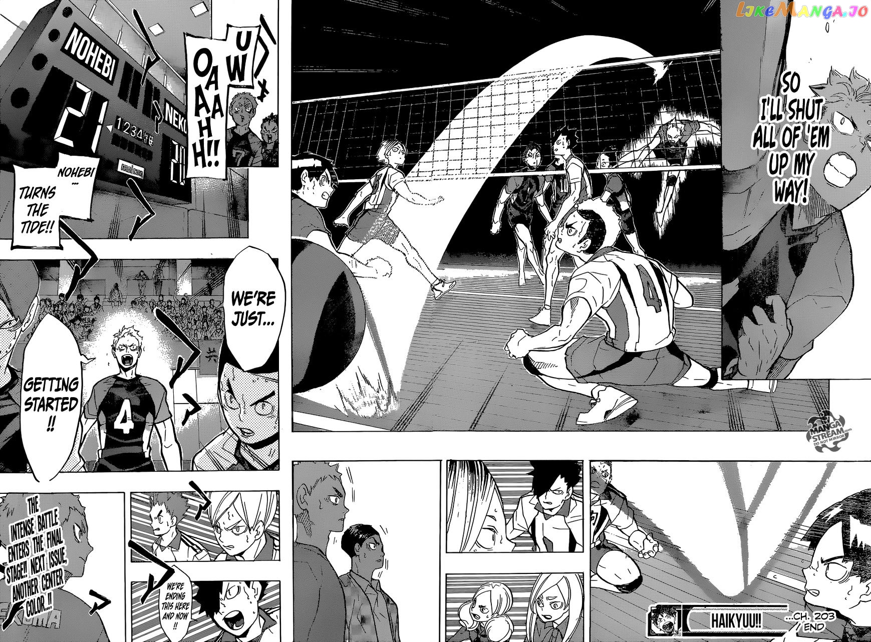 Haikyuu!!, Chapter 203 image 19